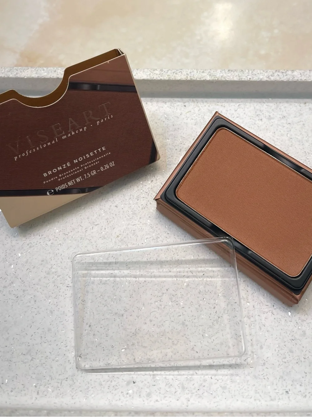 VISEART ~ ‘BRONZE NOISETTE’ Professional Bronzer with Box ~ Full Size 7.5 g